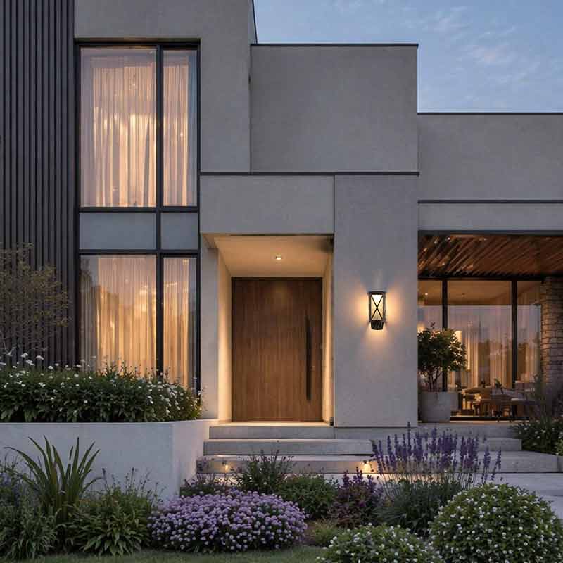 Solar Wall Light for Outdoor Waterproof Villa, Garden & Entrance Use