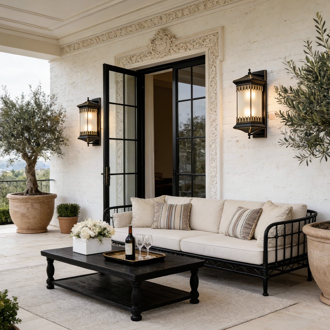 Retro Wall Sconces American Outdoor Waterproof Lamp