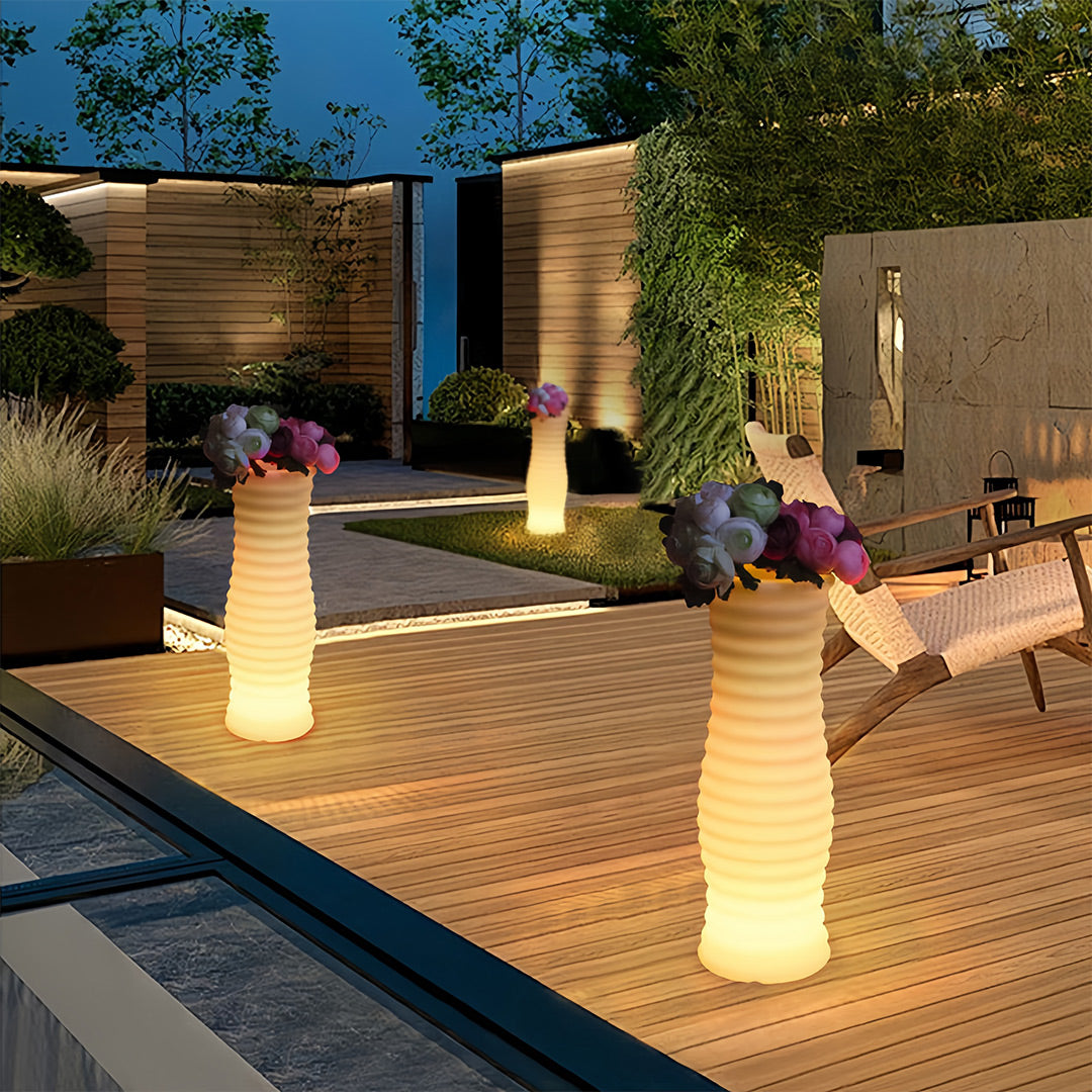 Illuminated Planters Nordic Creative Design Garden Decorative Lamp