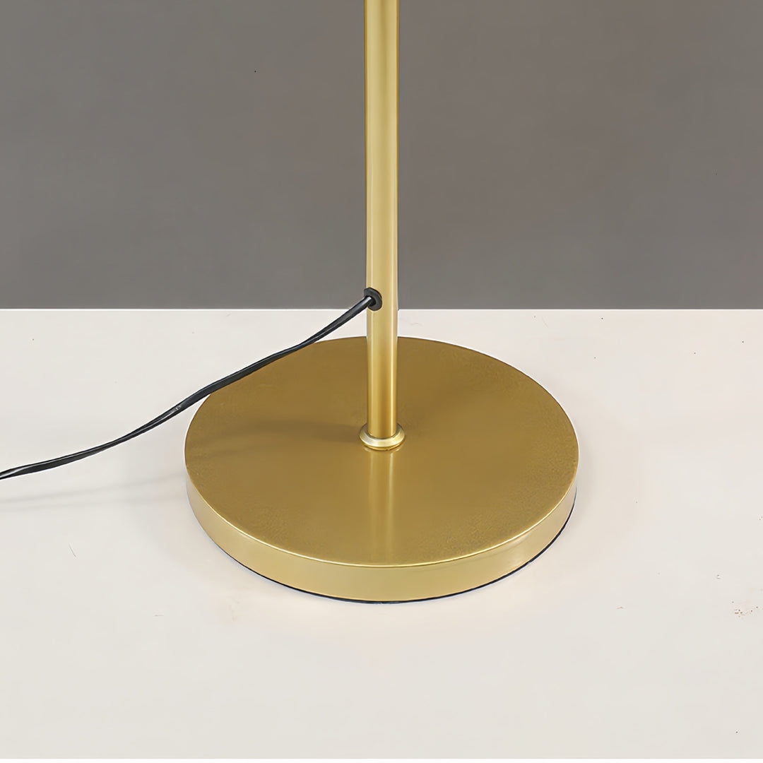 3 Lights Floor Lamp Gold Black White Modern Globe Standing Lamp