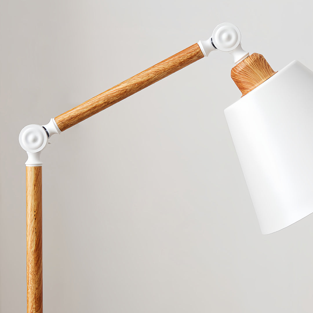 Metallic Floor Lamp Modern Adjustable Standing Lamp