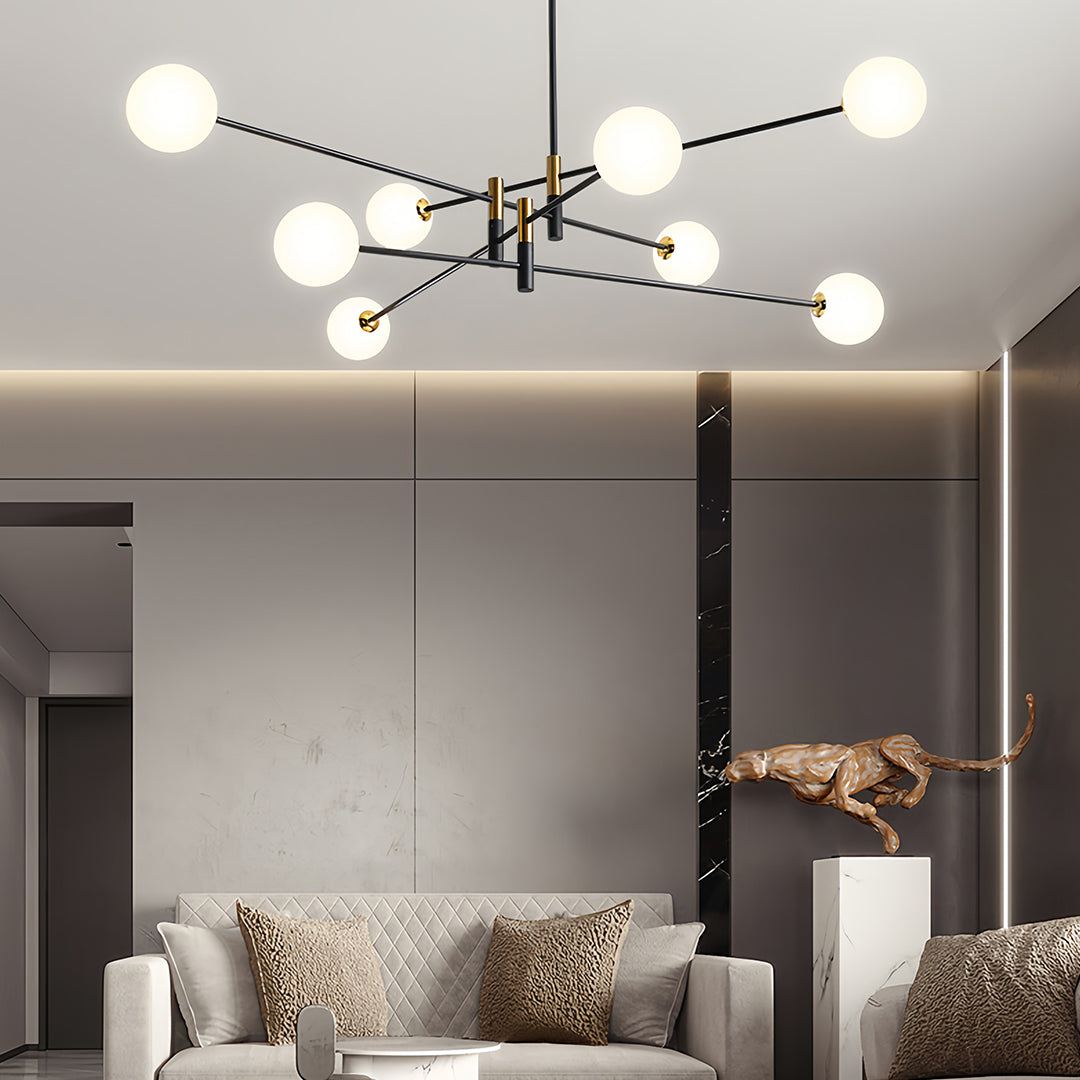 Branch Chandeliers Nordic Magic Black and Gold Iron Ceiling Light