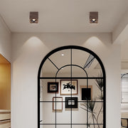 LED Recessed Downlights Walnut colored Stylish Multi-Head Lights