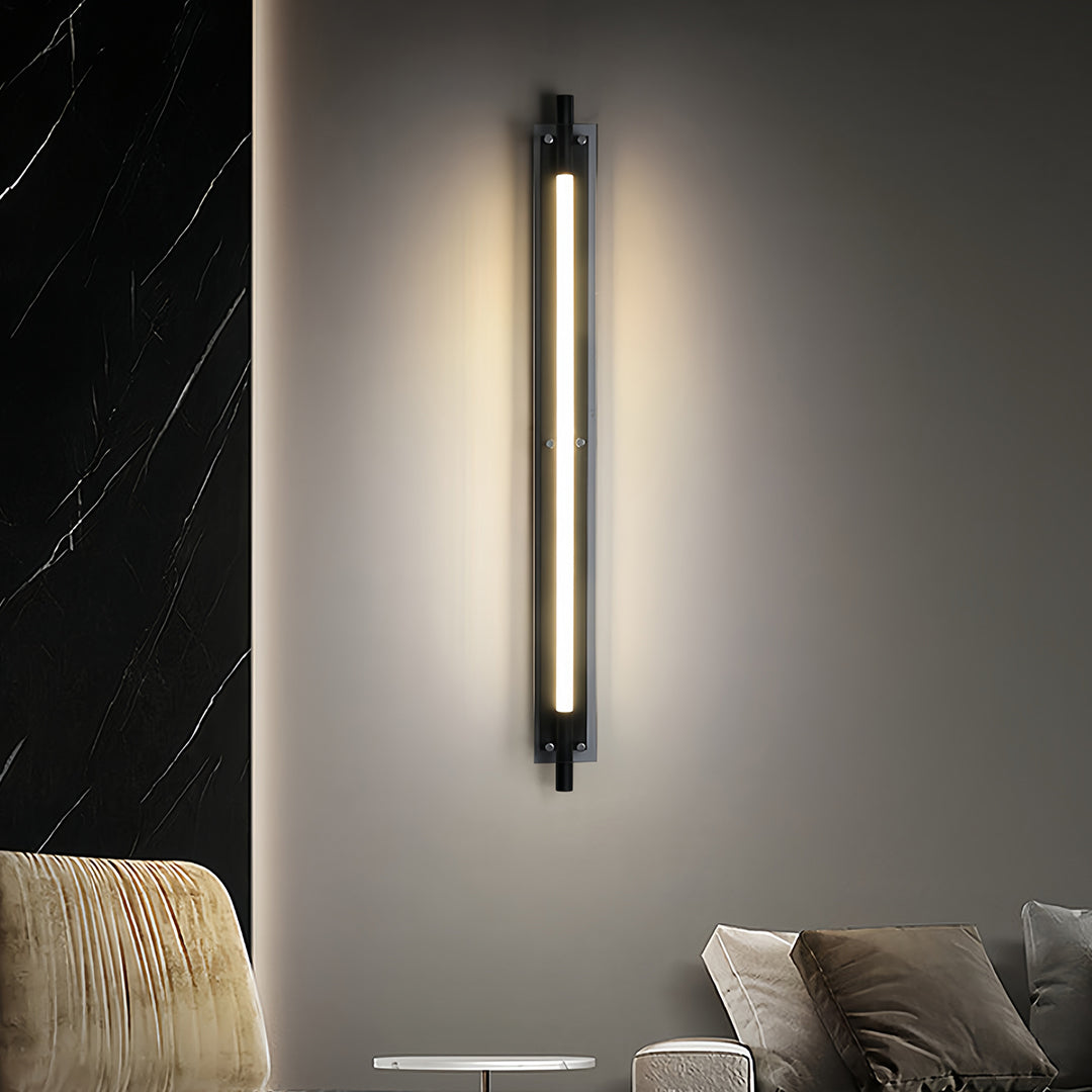LED Wall Strip Lights Black for Hallways Up-Down Linear Lamp