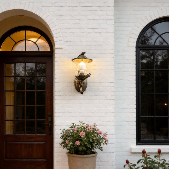 Bird Wall Light European Style Creative Outdoor Light