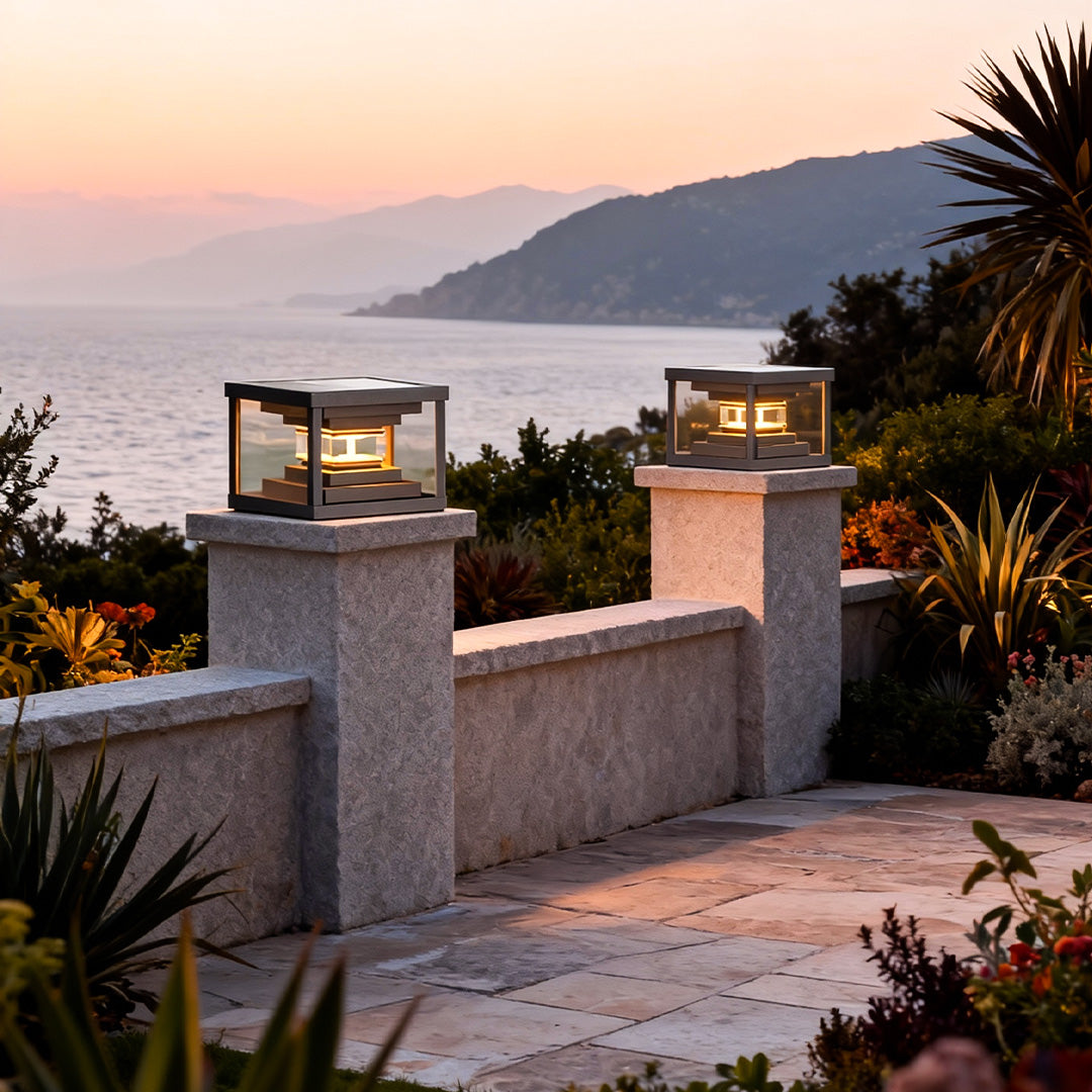 Pillar Lights for Gate Outdoor Courtyard Exterior Light