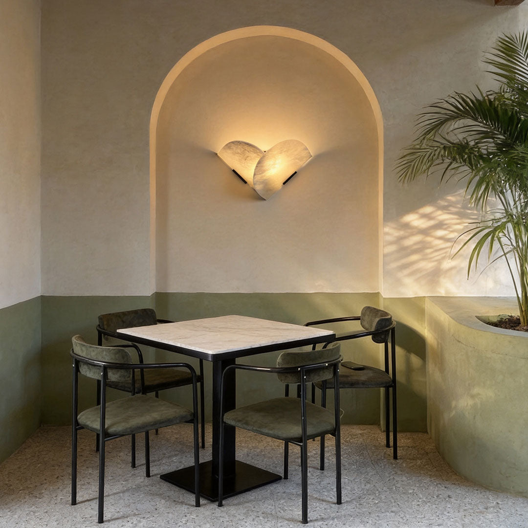 LED Light Wall Light Double Designer Fan-Shaped Light