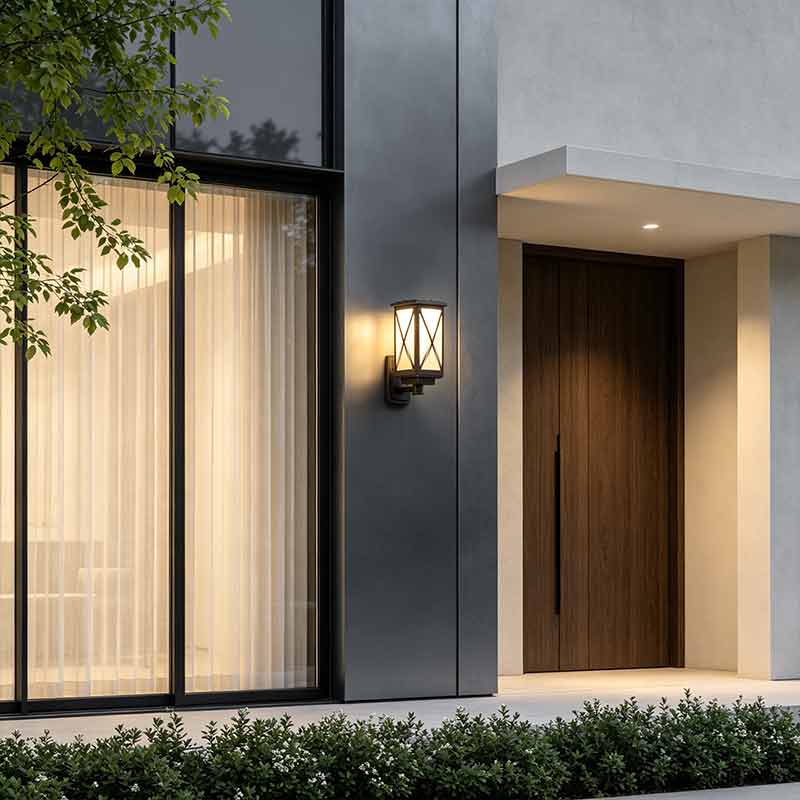 Solar Wall Light for Outdoor Waterproof Villa, Garden & Entrance Use