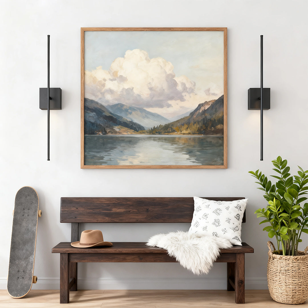 Linear Wall Lights Modern Wireless Black Iron Minimalist LED Lamp