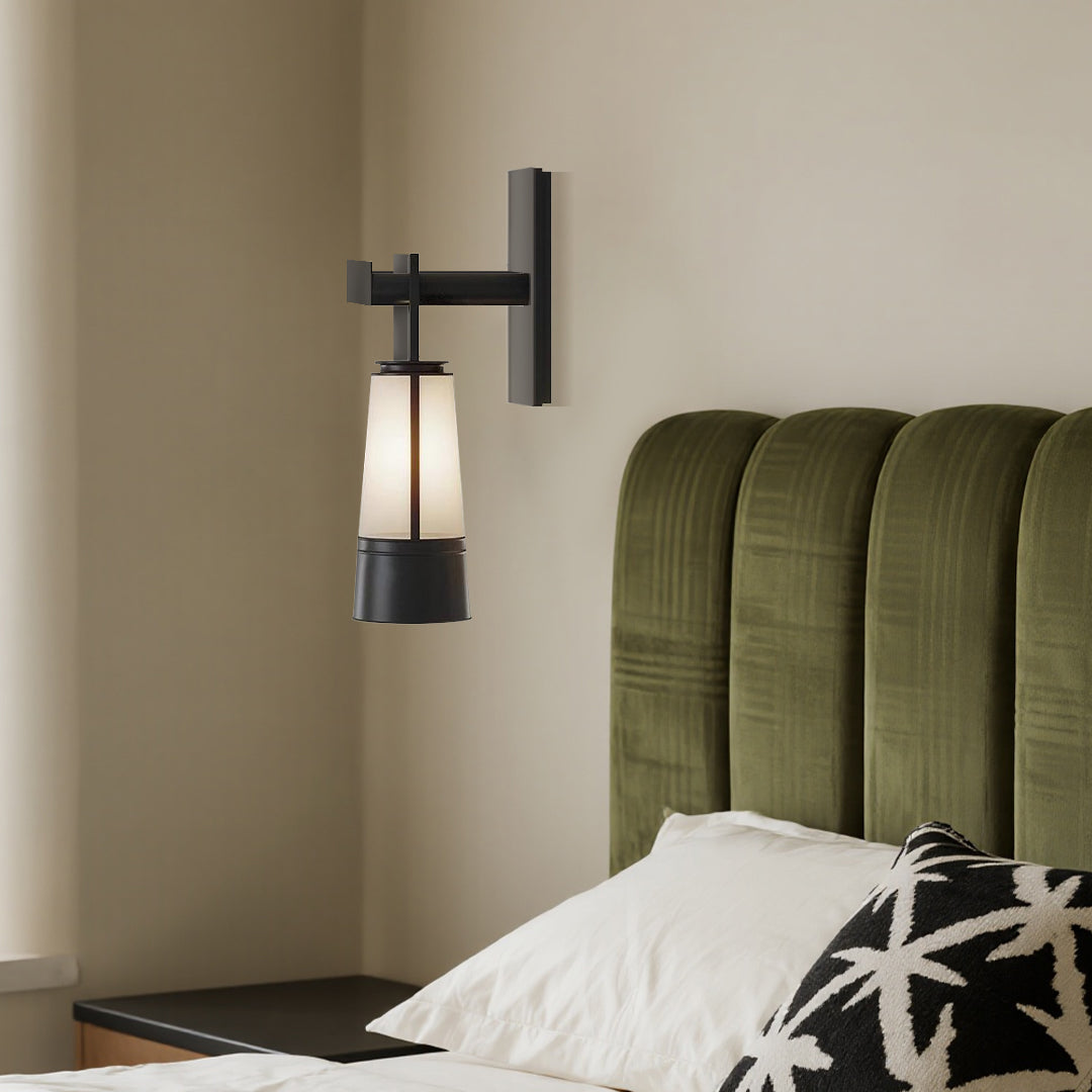 Black Wall Lights Elegant Modern LED Bedside Reading Wall Lamp