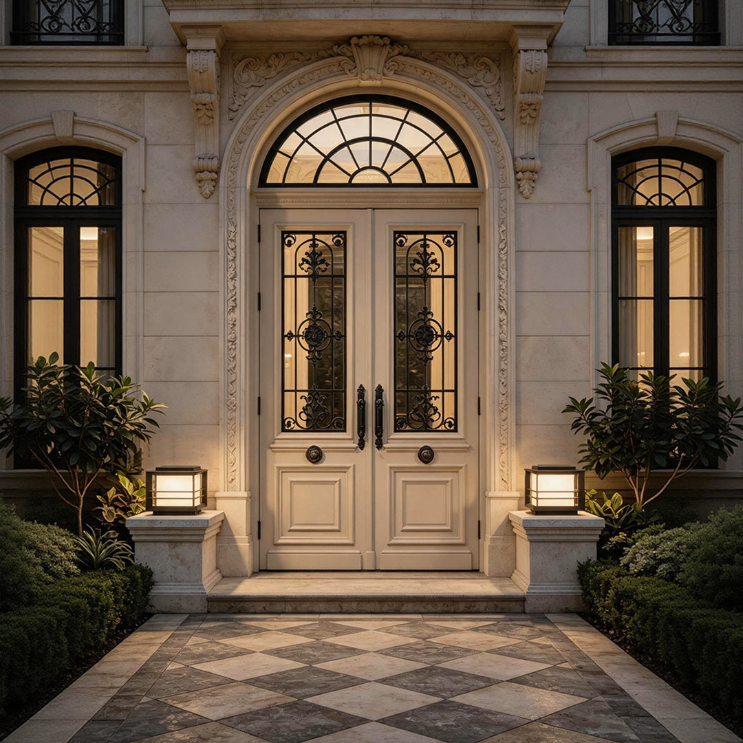 Driveway Pillar Lights Modern Courtyard Outdoor Light