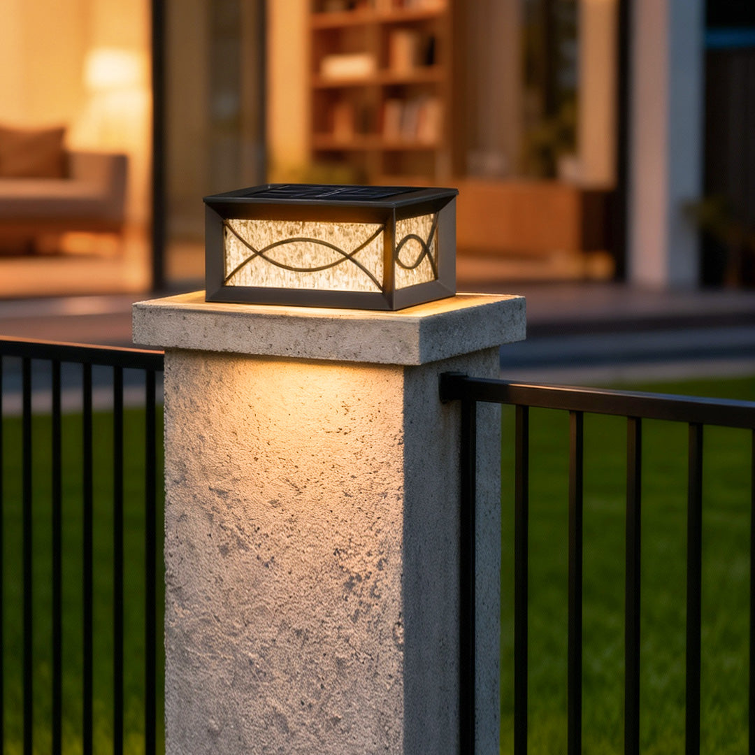 Exterior Pillar Light Waterproof Fence Gate Post Light