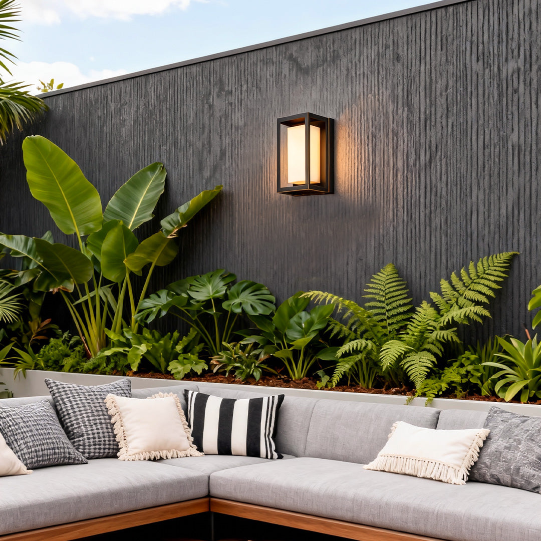 Wall Mounted Outdoor Light Minimalist Brass Garden Light