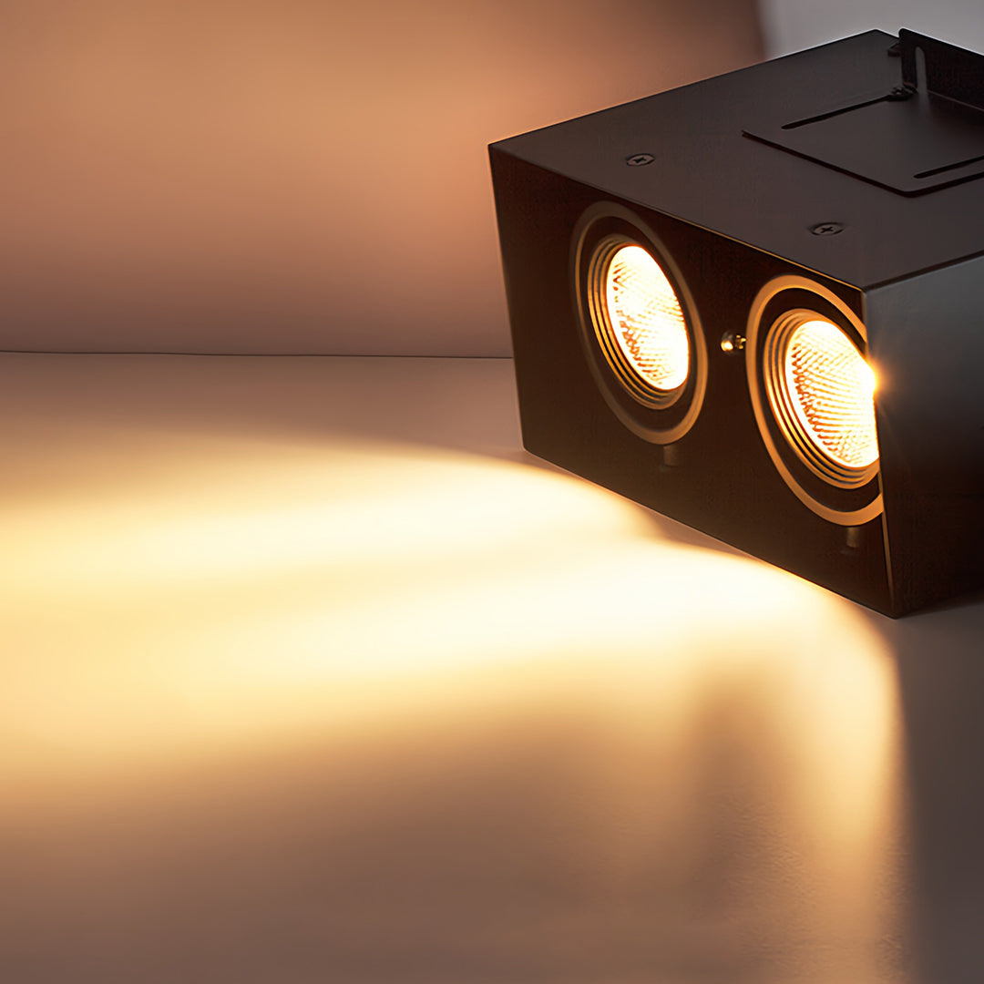 Square Recessed Downlights Modern Grille Recessed Ceiling Lights