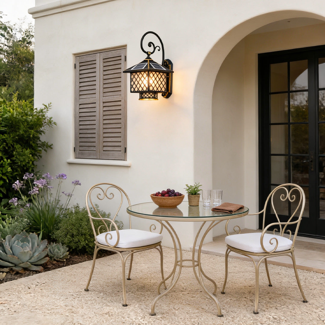 Solar Outdoor Sconces European-Style Waterproof Lamp