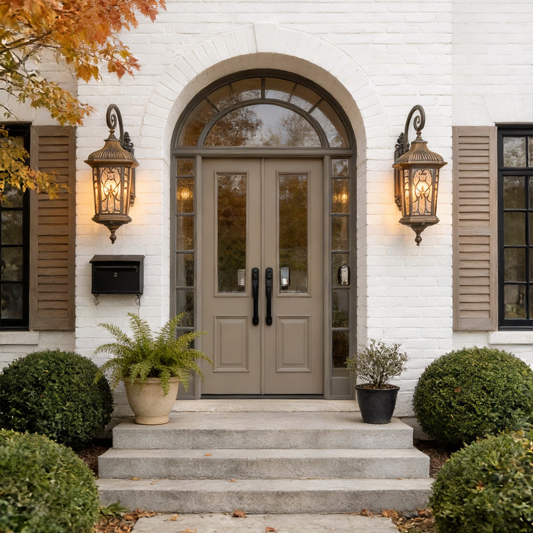 Outdoor Lantern Wall European-Style Sconce Garden Light