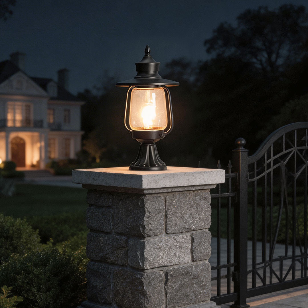 Pillar Lights for Gate Modern Minimalist Outdoor Light