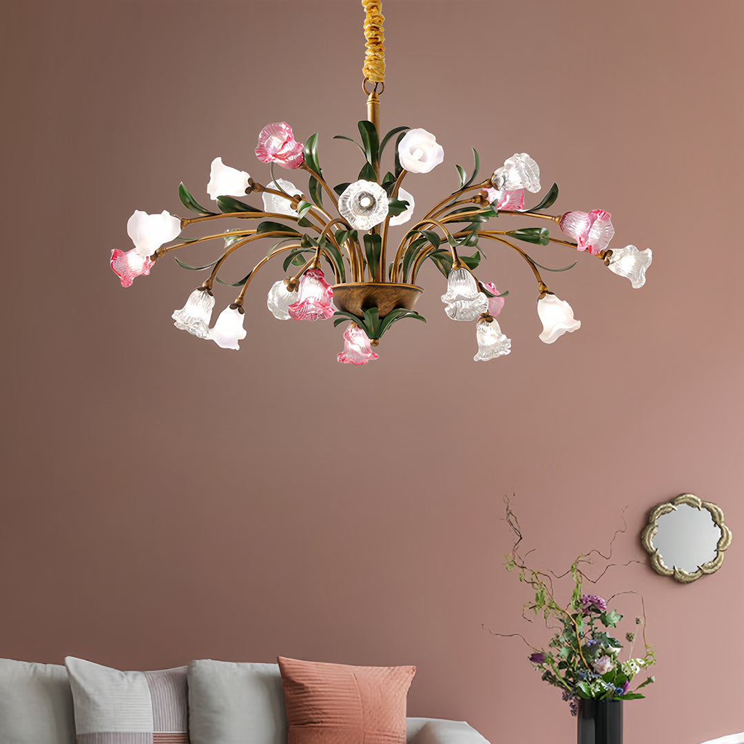 Vintage Floral Chandelier Vintage Rustic Branch Ceiling Light
