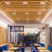 Square Recessed Downlights Modern Grille Recessed Ceiling Lights