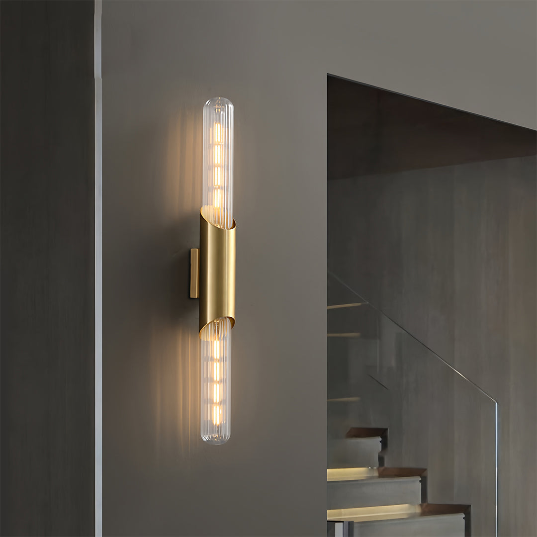 Luxury Lighting Set: Chandelier, Linear Sconces & Recessed Lights