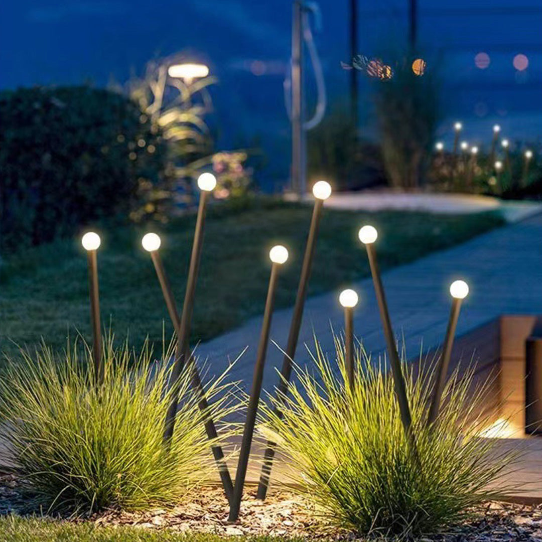 Outdoor Stake Light Modern Courtyard Waterproof LED Ground Insert Light
