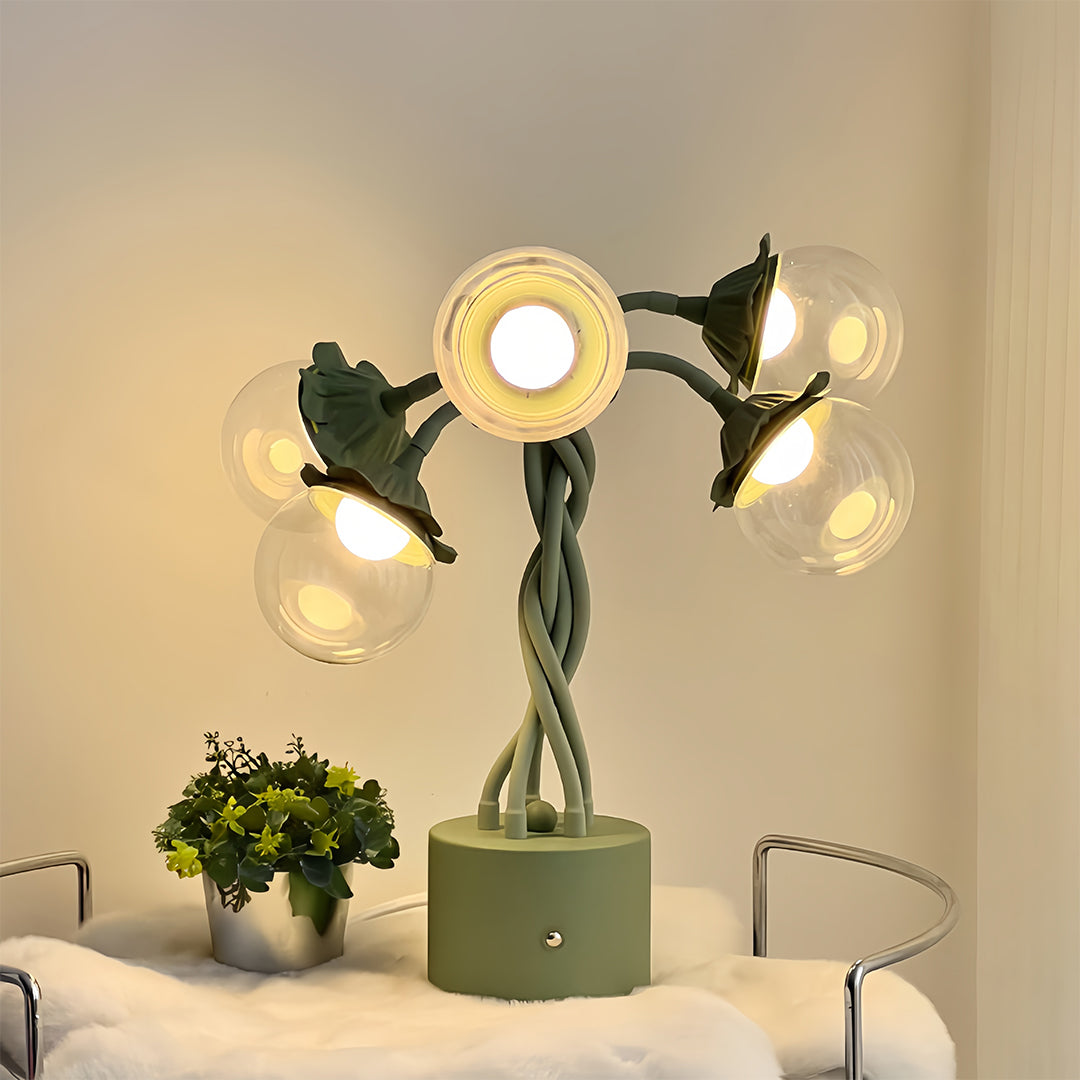 Bubble Table Lamps Creative DIY with Flexible Stems Adjustable Lamp