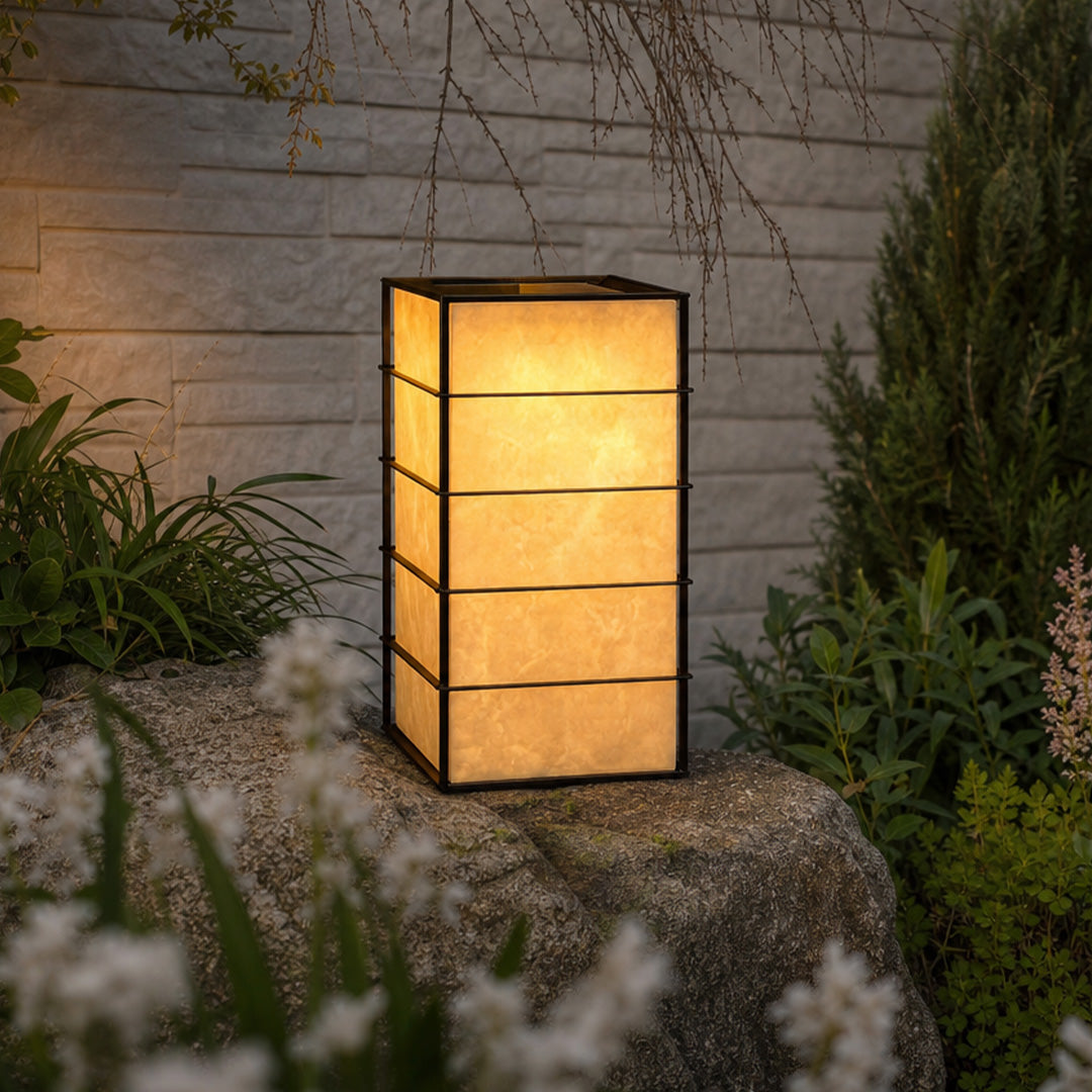 Bollards with Solar Lights Outdoor Waterproof Landscape Light