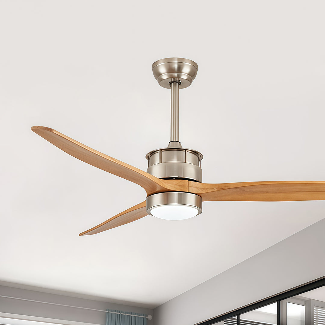 Contemporary Ceiling Fan with Light LED Remote Control Ceiling Fans