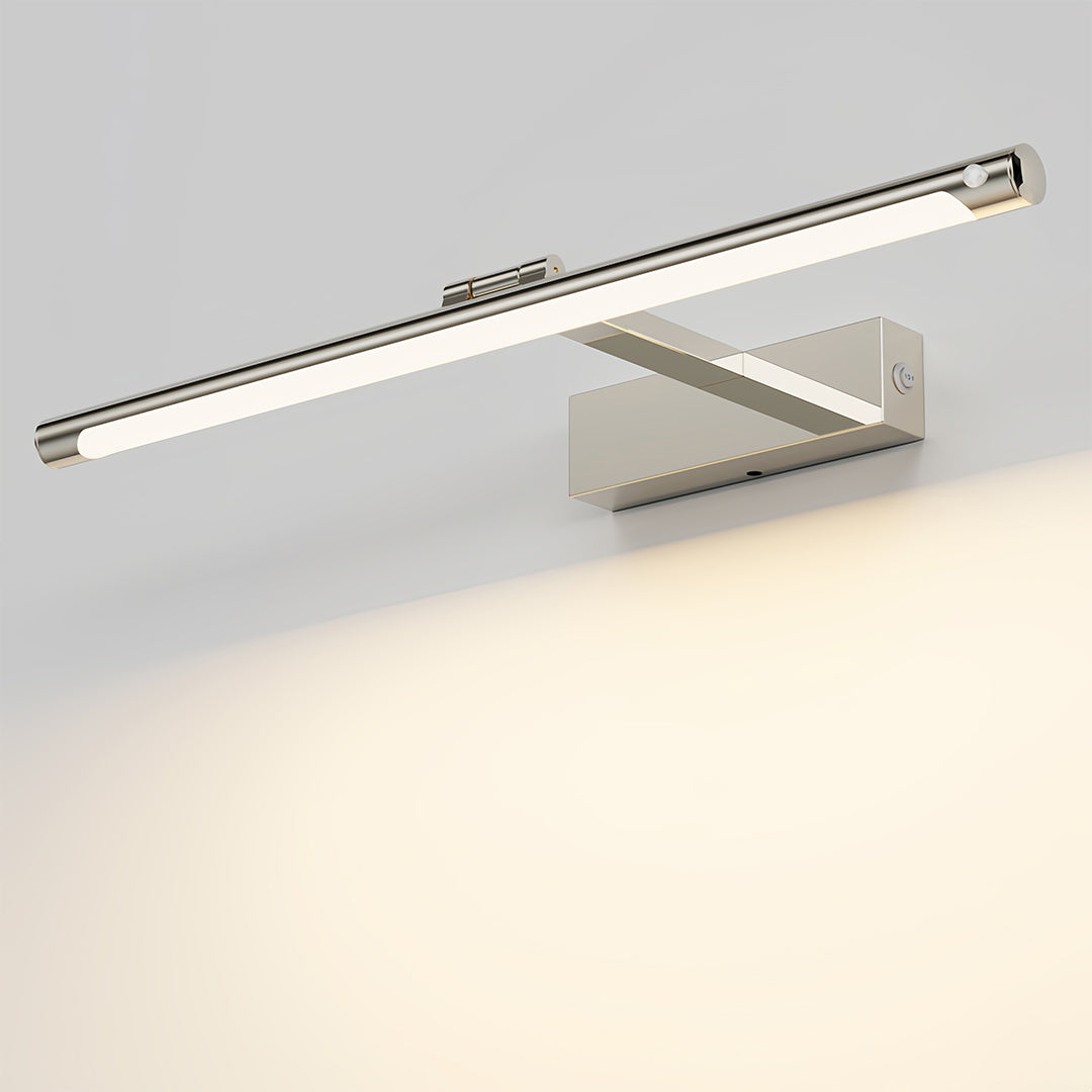 Modern Bathroom Vanity Light Minimalist White Acrylic Linear Light