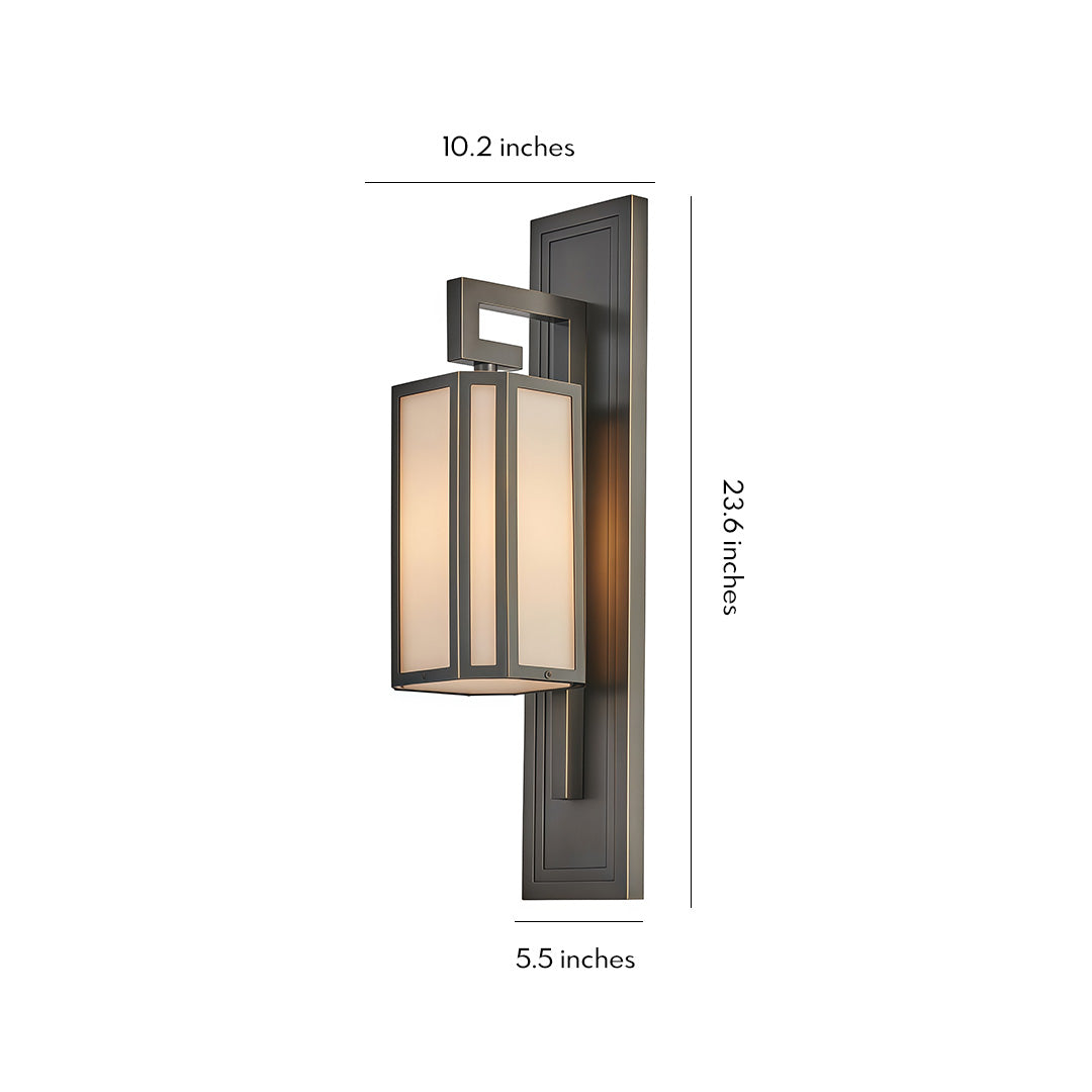 Modern Black Wall Sconce Minimalist Retro LED Light