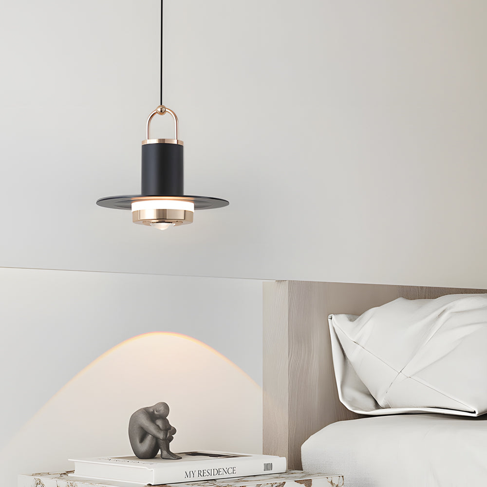 Small Simple Creative Metal Glass Nordic Hanging Lights Pendant Lamp