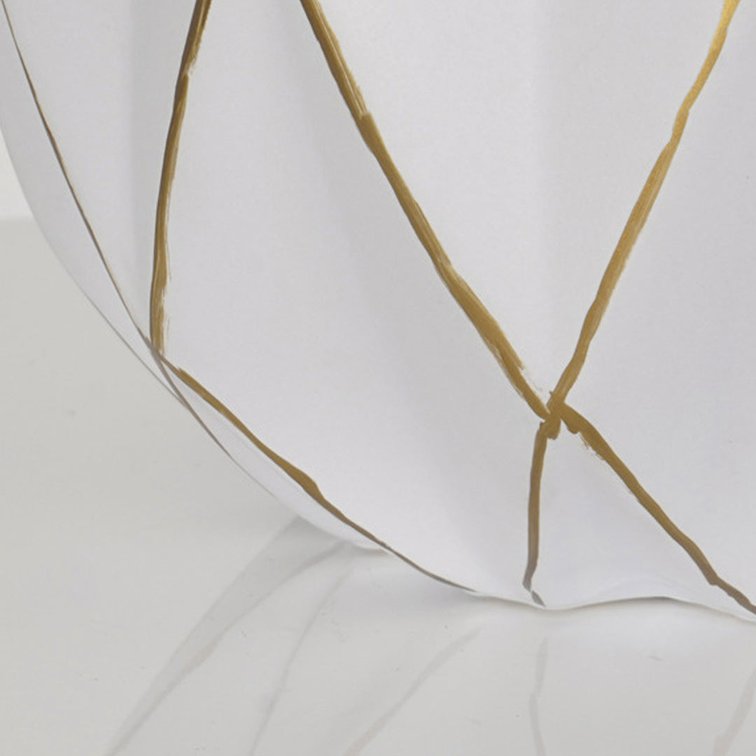 White Ceramic Table Lamps Luxury Mid-Century Accent Light