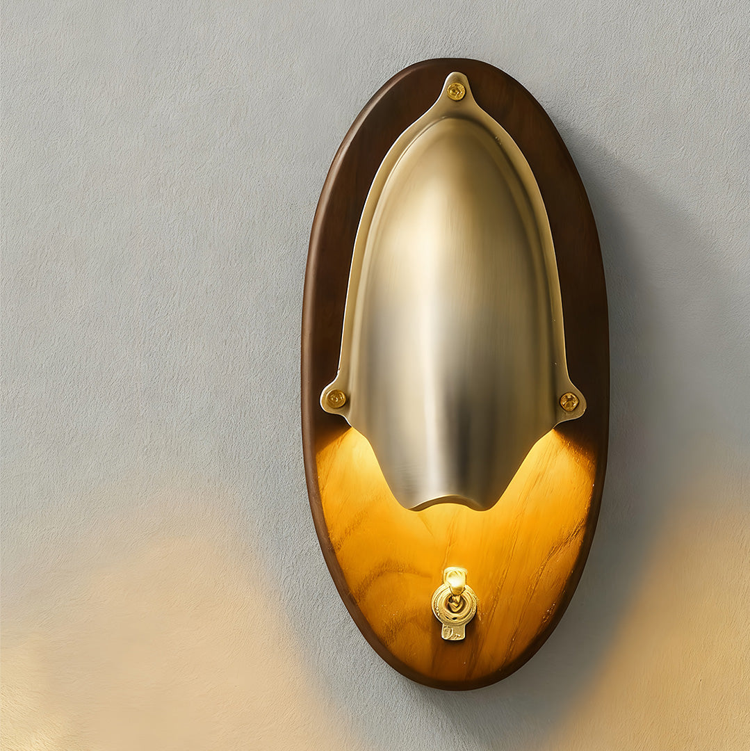 Unique Wall Lights Artistic Wooden Vintage Light