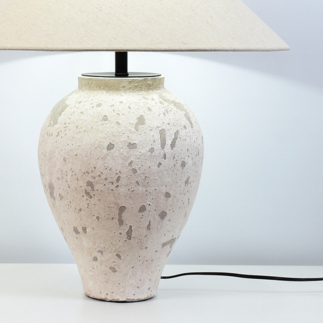Pottery Table Lamps Wabi-Sabi Ceramic Decorate Light
