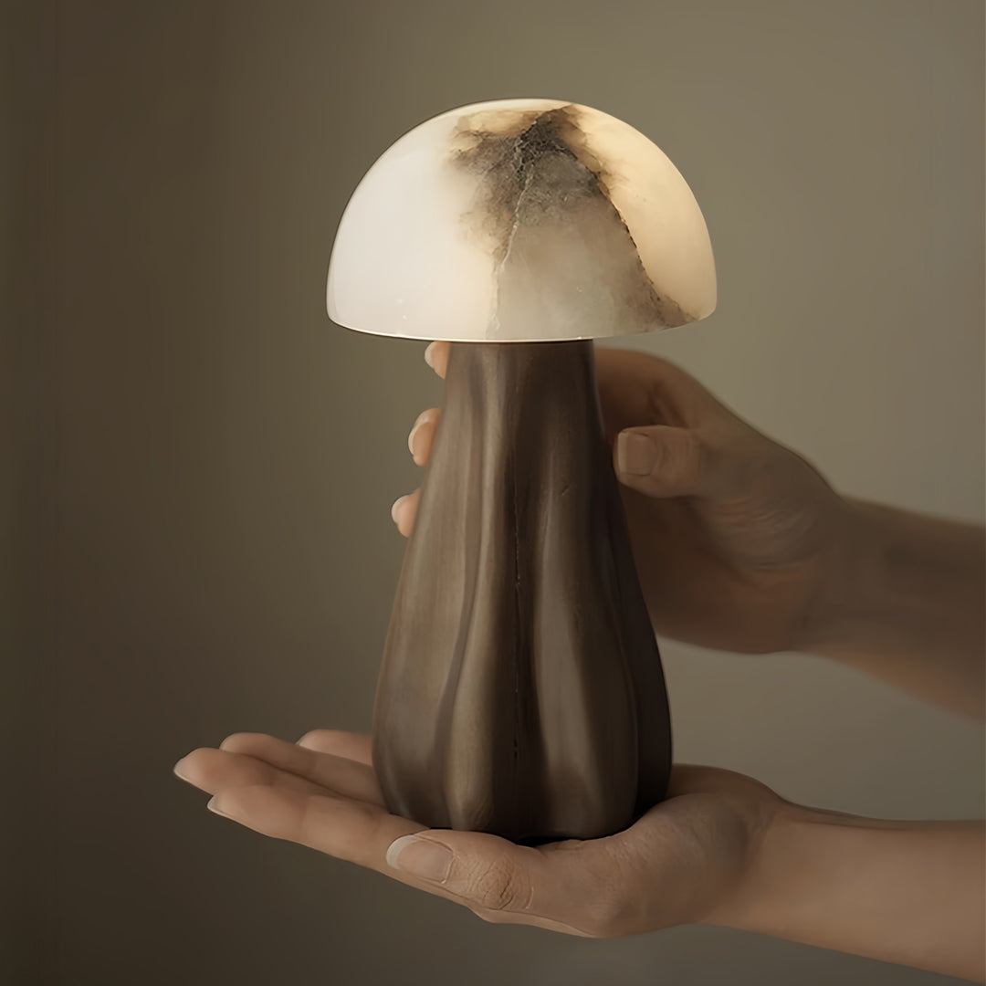 Table Mushroom Lamps Nordic Resin  LED Unique Atmosphere Lamp