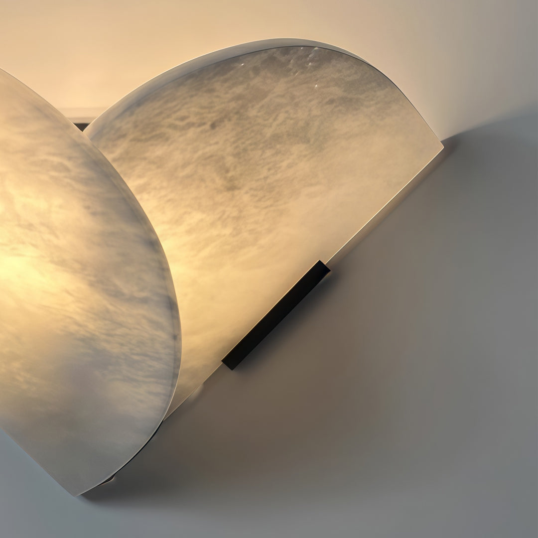 LED Light Wall Light Double Designer Fan-Shaped Light