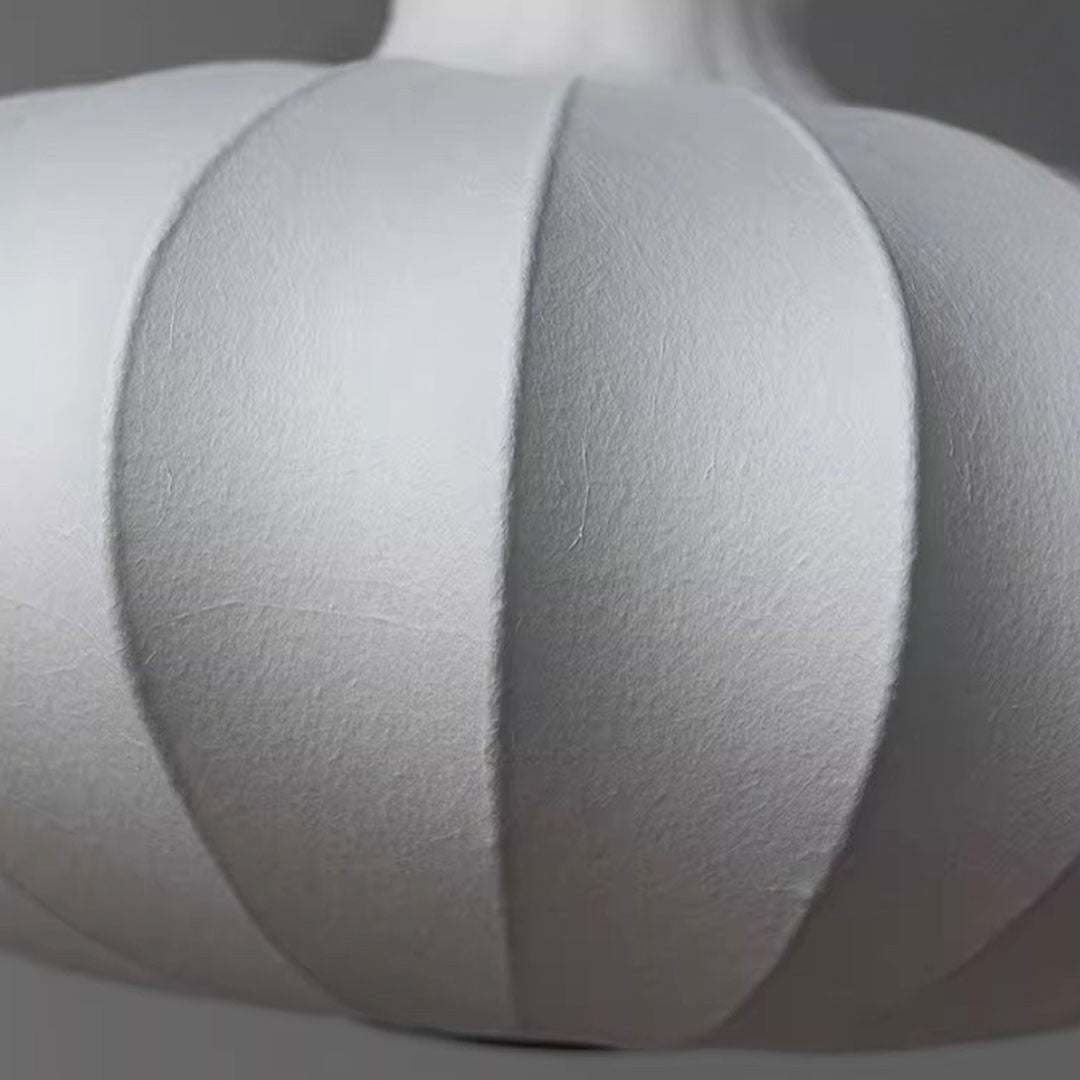 Pendant Light White Japanese Silk Fabric Ceiling Light