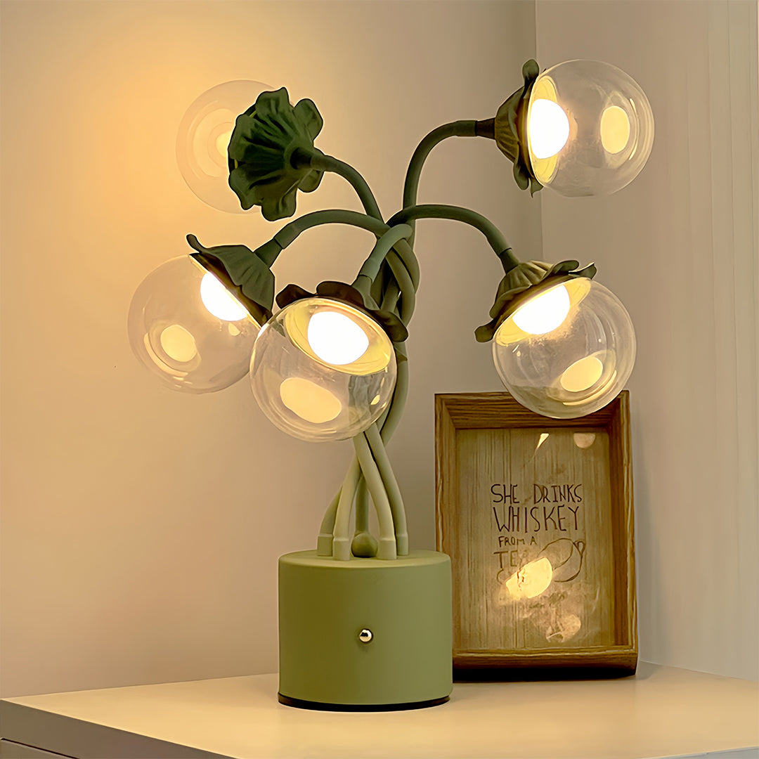 Bubble Table Lamps Creative DIY with Flexible Stems Adjustable Lamp