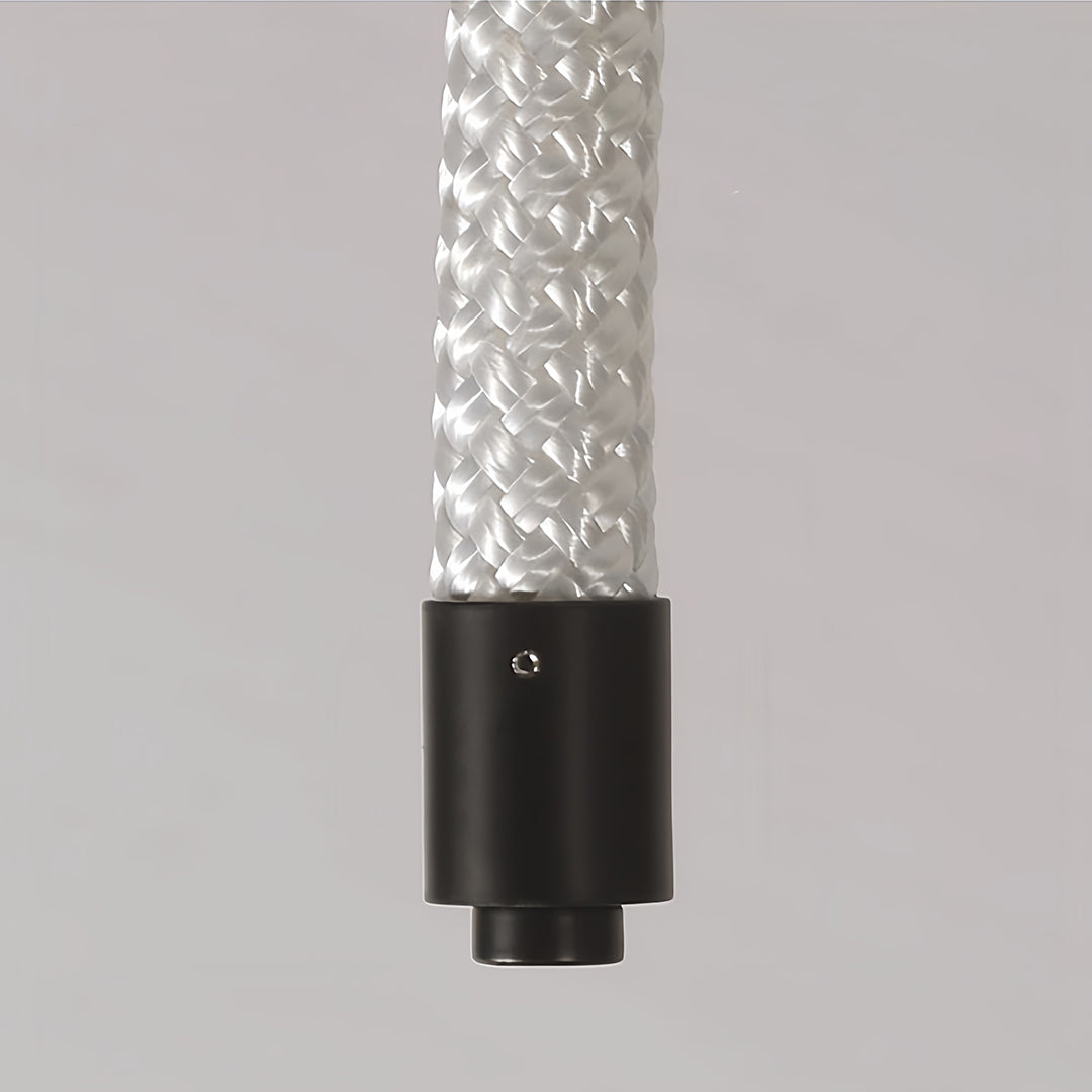 Long LED Ceiling Light Minimalist Creative Black Linear Lamp