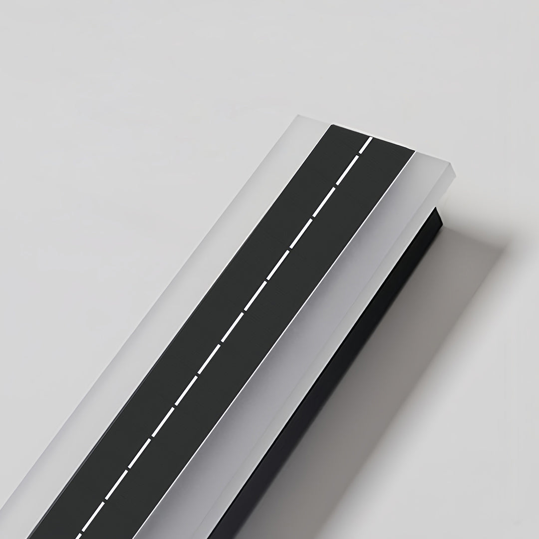 Outdoor Linear Wall Light Stylish Contemporary Waterproof Solar Lamp