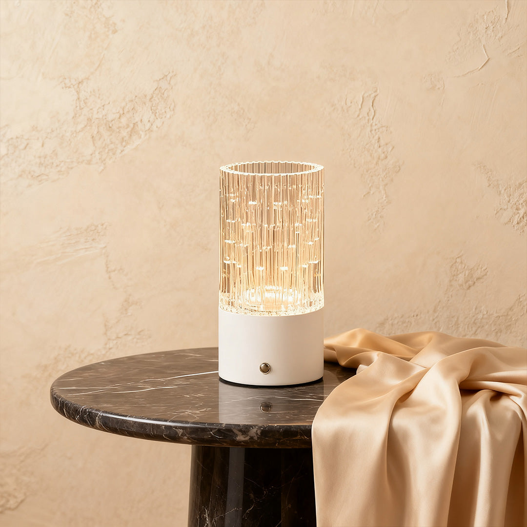 Deco Table Lamp with ABS and PS Material Artistic Vase Light