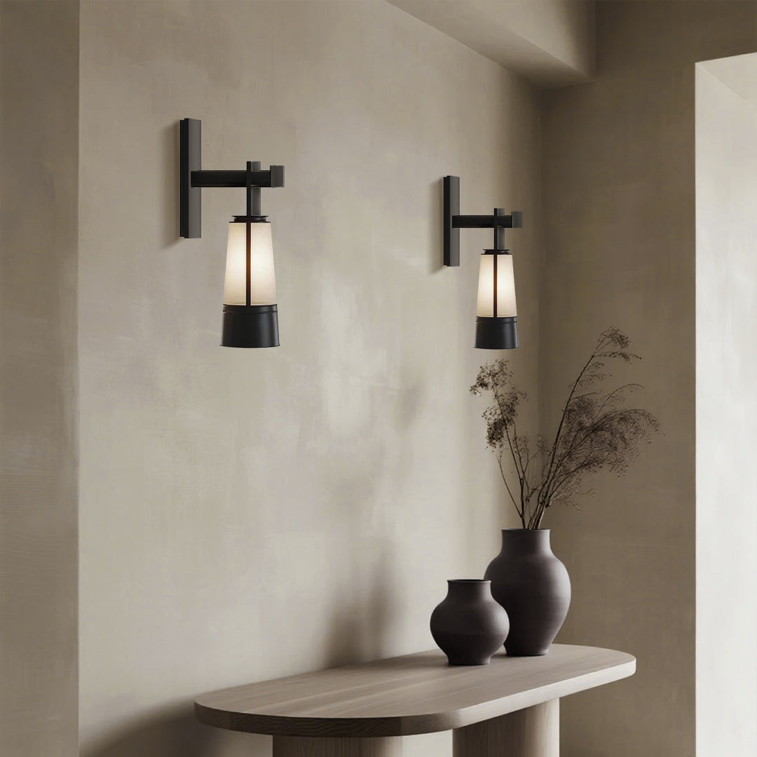 Black Wall Lights Elegant Modern LED Bedside Reading Wall Lamp