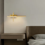 Art Wall Lights Italian Creative Gold Man Minimalist LED Artistic Lamp