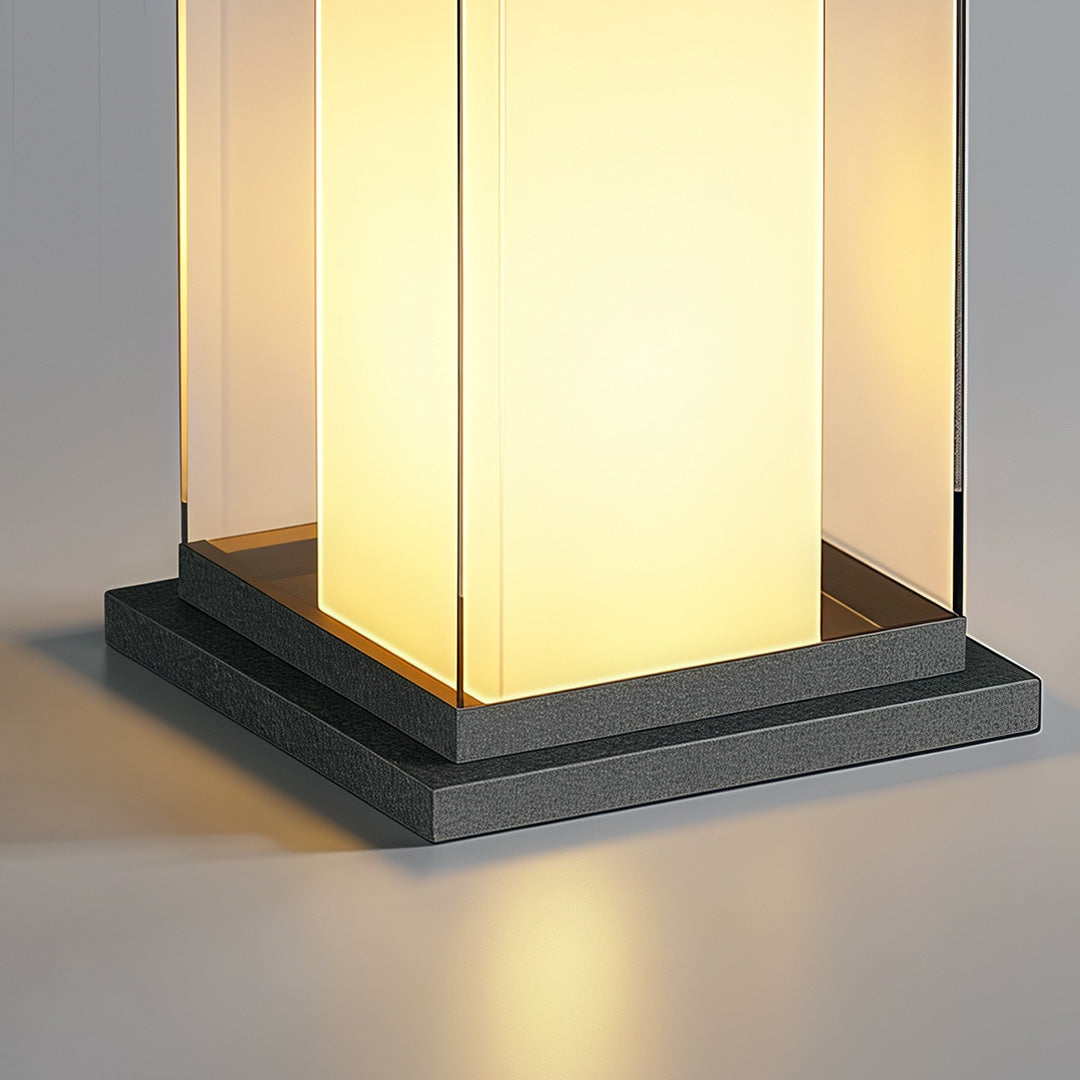 Quare Bollard Light Fixture Outdoor LED Landscape Light