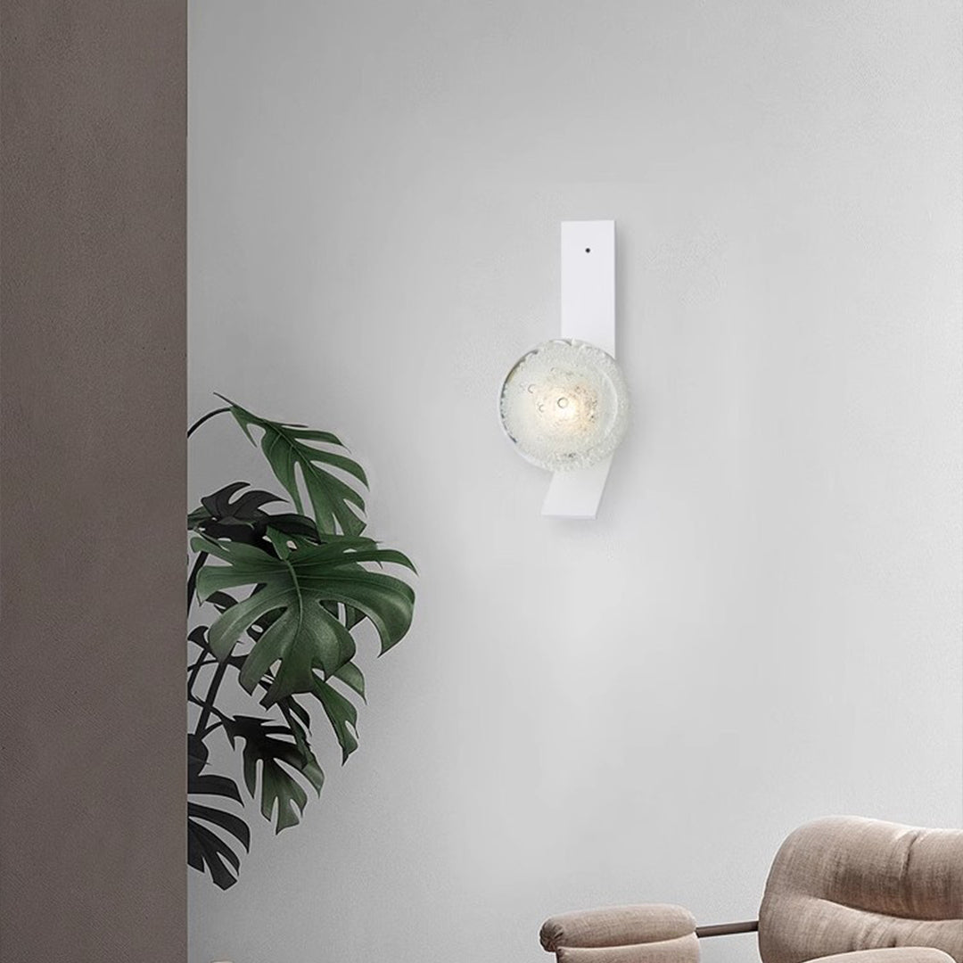 LED Wall Mount Light Indoor Modern Minimalist Glass Bubble Ambience