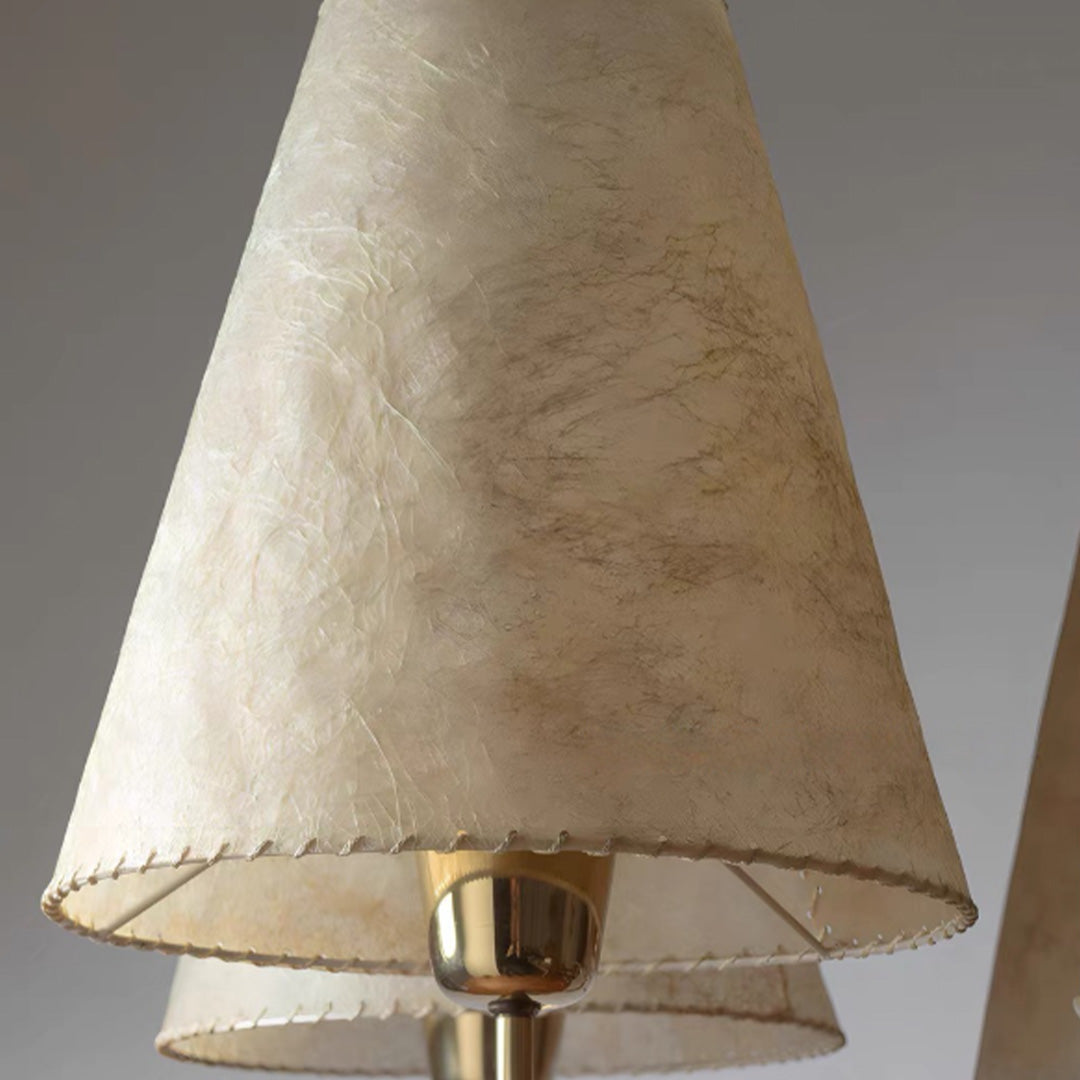 Metal Dining Room Chandelier French Vintage Fabric Ceiling Light