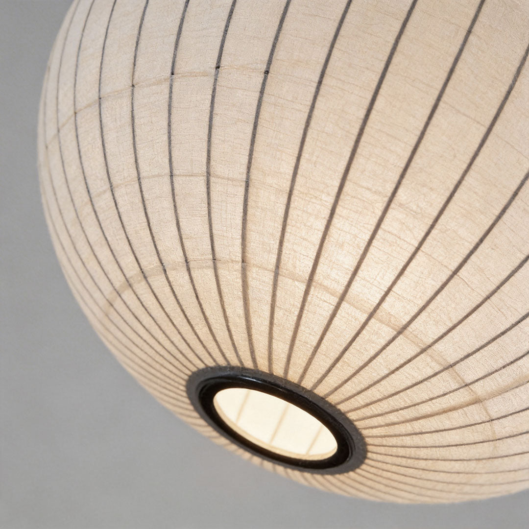 Pendant Light with White Shade French Creative Silk LED Ceiling Light