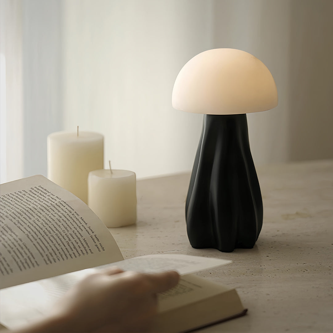 Table Mushroom Lamps Nordic Resin  LED Unique Atmosphere Lamp