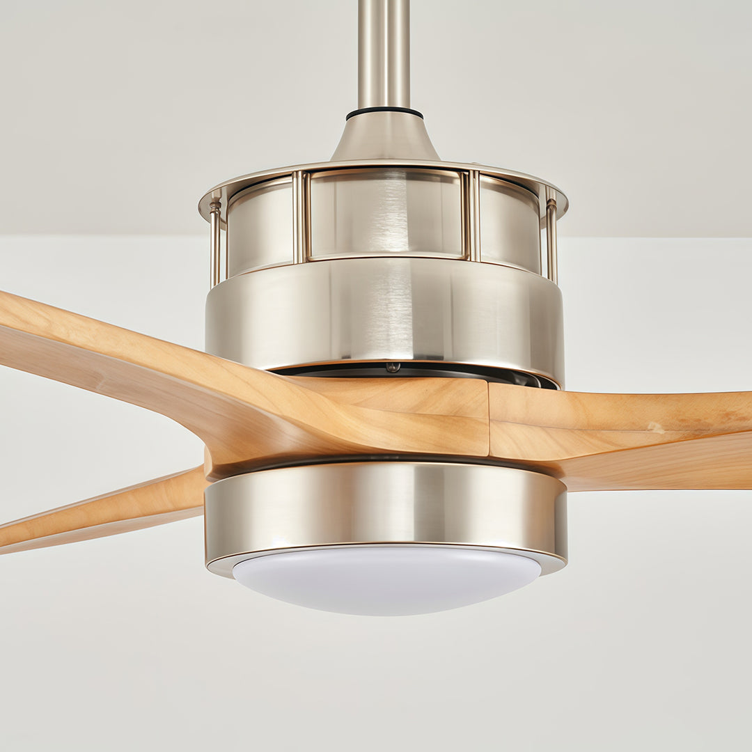 Contemporary Ceiling Fan with Light LED Remote Control Ceiling Fans