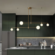 Bubble Glass Pendant Lights Nordic Minimalist Sleek Gold Ceiling Light